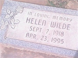 Helen Wilde Helen Wilde