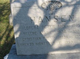 Helene Marie "Mary" Hansen Helene Marie "Mary" Hansen