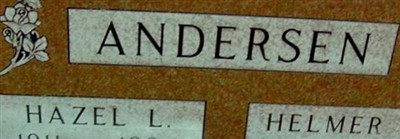 Helmer W. Andersen Helmer W. Andersen