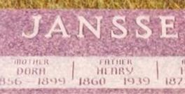 Hendricus "Henry" Janssen Hendricus "Henry" Janssen