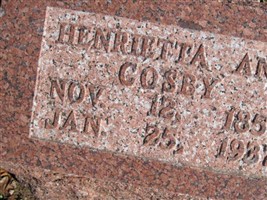 Henrietta Ann Cosby Henrietta Ann Cosby