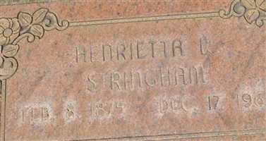 Henrietta Cox Stringham Henrietta Cox Stringham