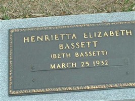 Henrietta Elizabeth Bassett