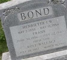 Henrietta I W Bond