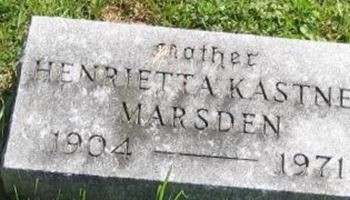 Henrietta Kastner Marsden Henrietta Kastner Marsden
