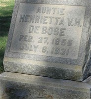 Henrietta V H De Bose Henrietta V H De Bose