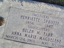 Henriette Otto Sprotte