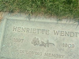 Henriette Wendt Henriette Wendt
