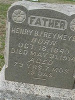 Henry B Freymeyer Henry B Freymeyer