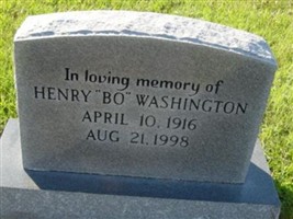 Henry "Bo" Washington Henry "Bo" Washington