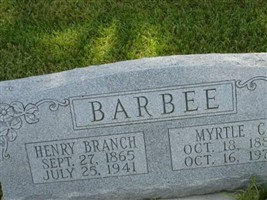 Henry Branch Barbee