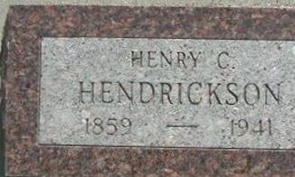 Henry C Hendrickson Henry C Hendrickson