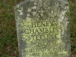 Henry Chambliss Sterling