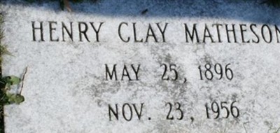 Henry Clay Matheson Henry Clay Matheson