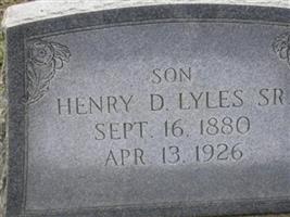 Henry D Lyles, Sr