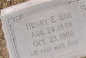 Henry E. Box Henry E. Box