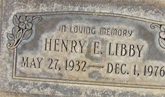 Henry E Libby