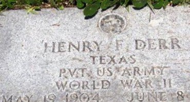 Henry F. Derr Henry F. Derr