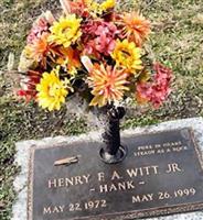 Henry F. A. "Hank" Witt, Jr