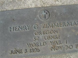 Henry G Zimmerman Henry G Zimmerman