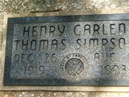 Henry Garlen Thomas Simpson