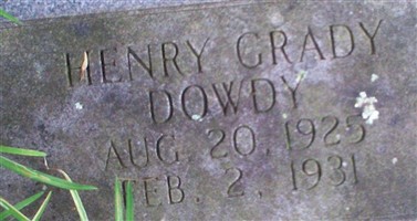 Henry Grady Dowdy