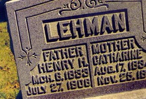Henry H. Lehman Henry H. Lehman
