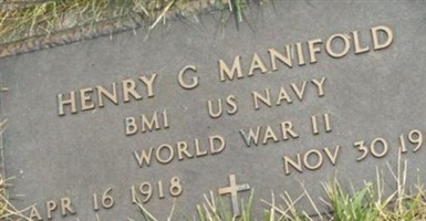 Henry "Hank" G. Manifold Henry "Hank" G. Manifold