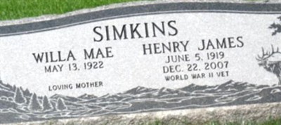 Henry James Simkins Henry James Simkins