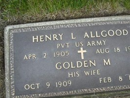 Henry L Allgood Henry L Allgood