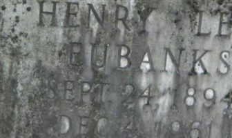 Henry Lee Eubanks Henry Lee Eubanks
