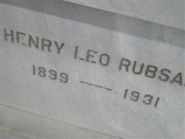 Henry Leo Rubsam Henry Leo Rubsam