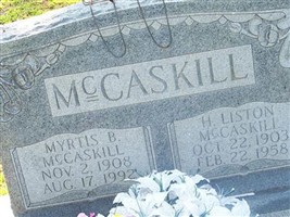 Henry Liston McCaskill Henry Liston McCaskill