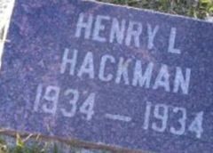 Henry Lloyd Hackman Henry Lloyd Hackman