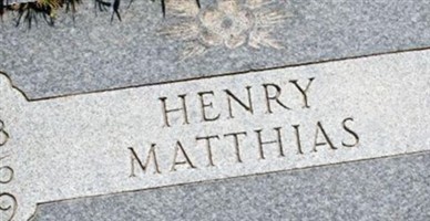 Henry Matthias Henry Matthias