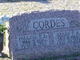Henry P. R. Cordes