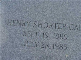 Henry Shorter Cain Henry Shorter Cain