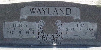 Henry Wayland Henry Wayland