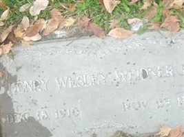 Henry Wesley Weidner, Jr