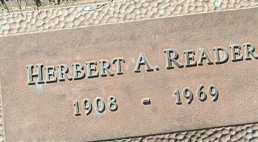Herbert A. Reader Herbert A. Reader