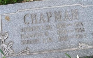 Herbert J Chapman, Sr