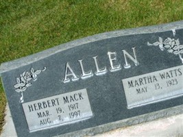 Herbert Mack Allen Herbert Mack Allen