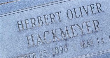 Herbert Oliver Hackmeyer Herbert Oliver Hackmeyer