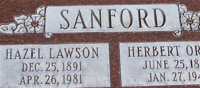 Herbert Orren Sanford Herbert Orren Sanford