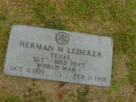 Herman Moses Lederer Herman Moses Lederer