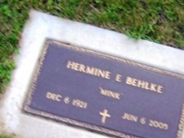 Hermine Elfrieda Behlke Hermine Elfrieda Behlke