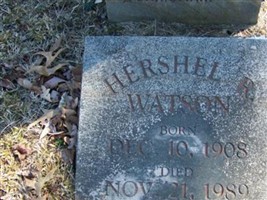 Hershel R. Watson Hershel R. Watson