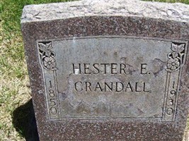 Hester E. Crandall Hester E. Crandall