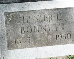 Hester L. Bonnett Hester L. Bonnett