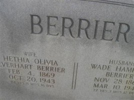 Hethia Olivia Everhart Berrier Hethia Olivia Everhart Berrier